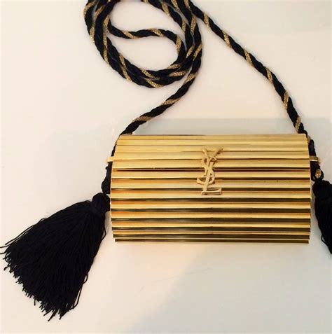 ysl evening bag with tassel|More.